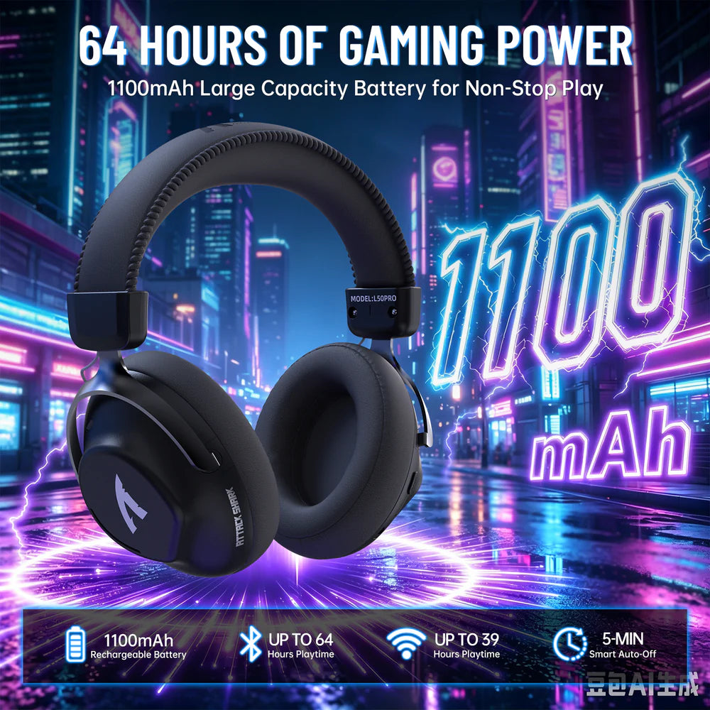 Attack Shark L50 Pro Gaming Headset