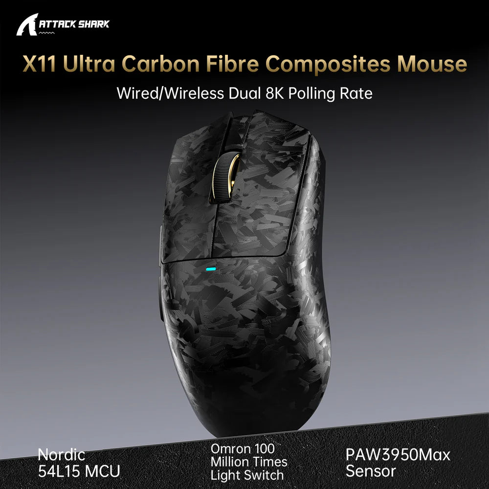 Attack Shark X11 Ultra Wireless Gaming Mouse