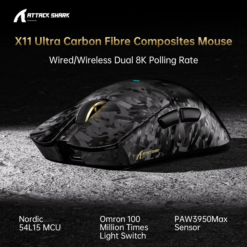 Attack Shark X11 Ultra Wireless Gaming Mouse