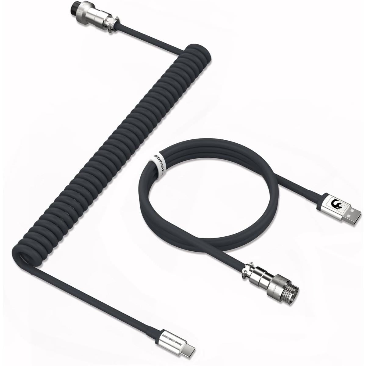Attack Shark C01 Coiled USB-C Cable