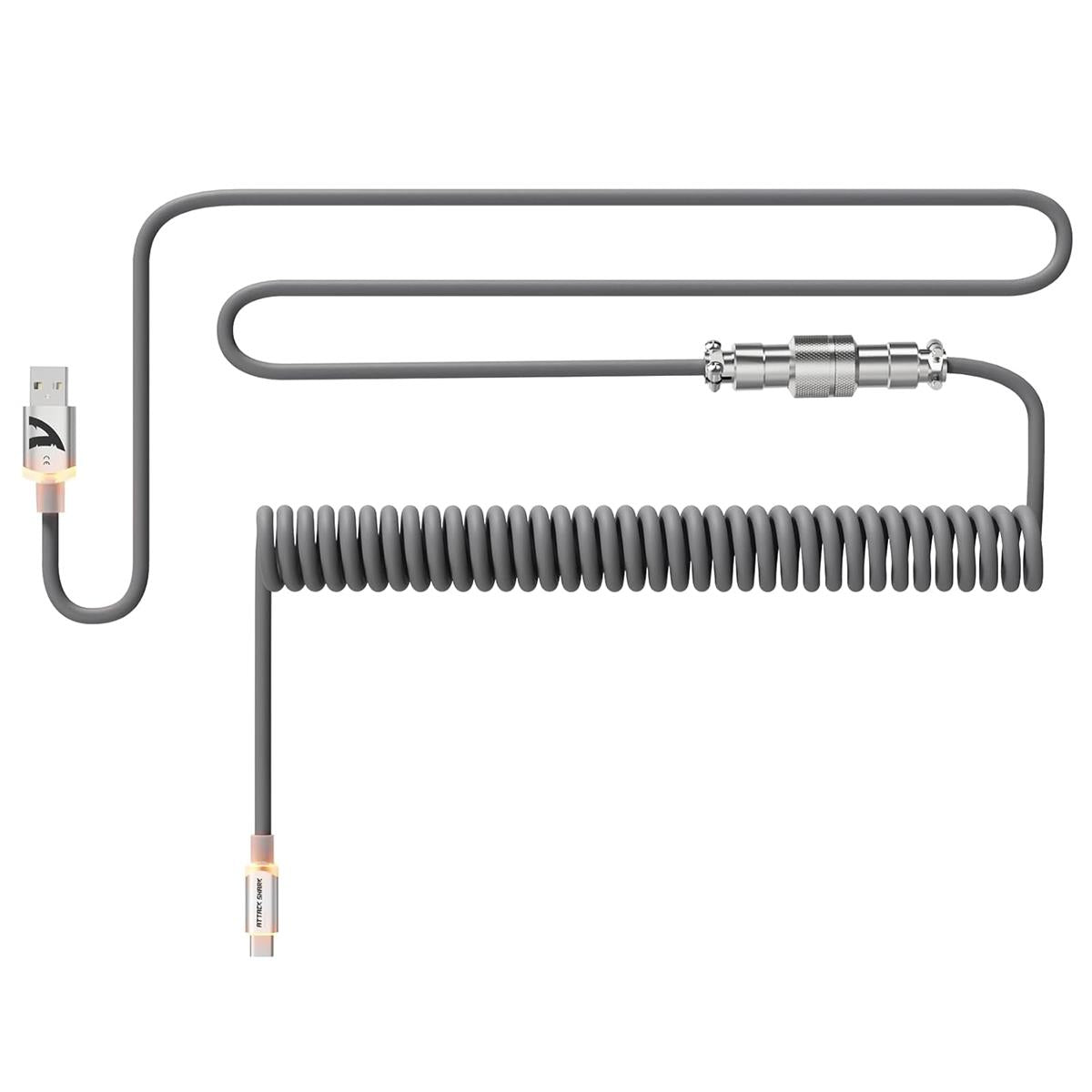 Attack Shark C01 Coiled USB-C Cable