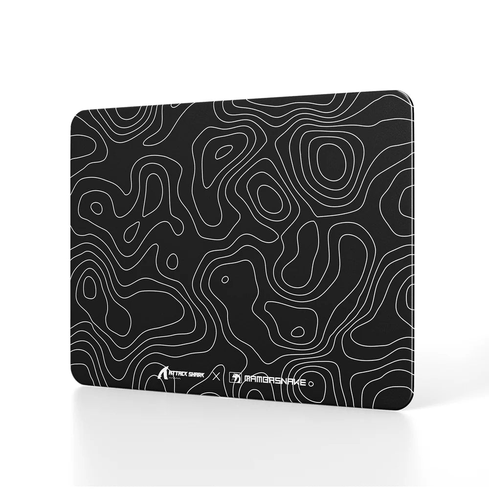 Attack Shark CM05 Tempered Glass Mousepad White Simple