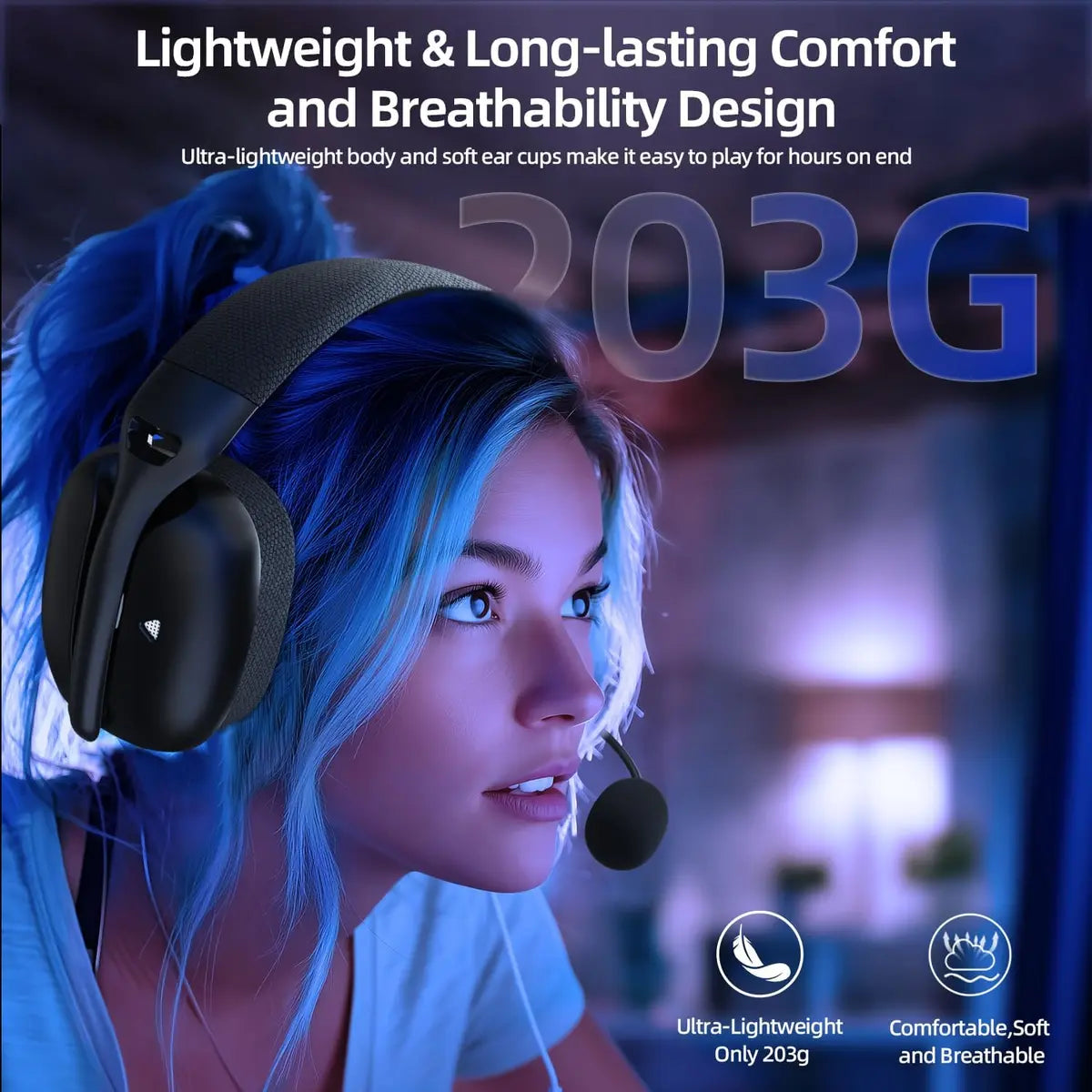 Attack Shark L80 Pro Gaming Headset
