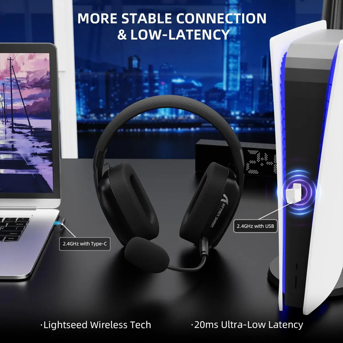 Attack Shark L80 Pro Gaming Headset