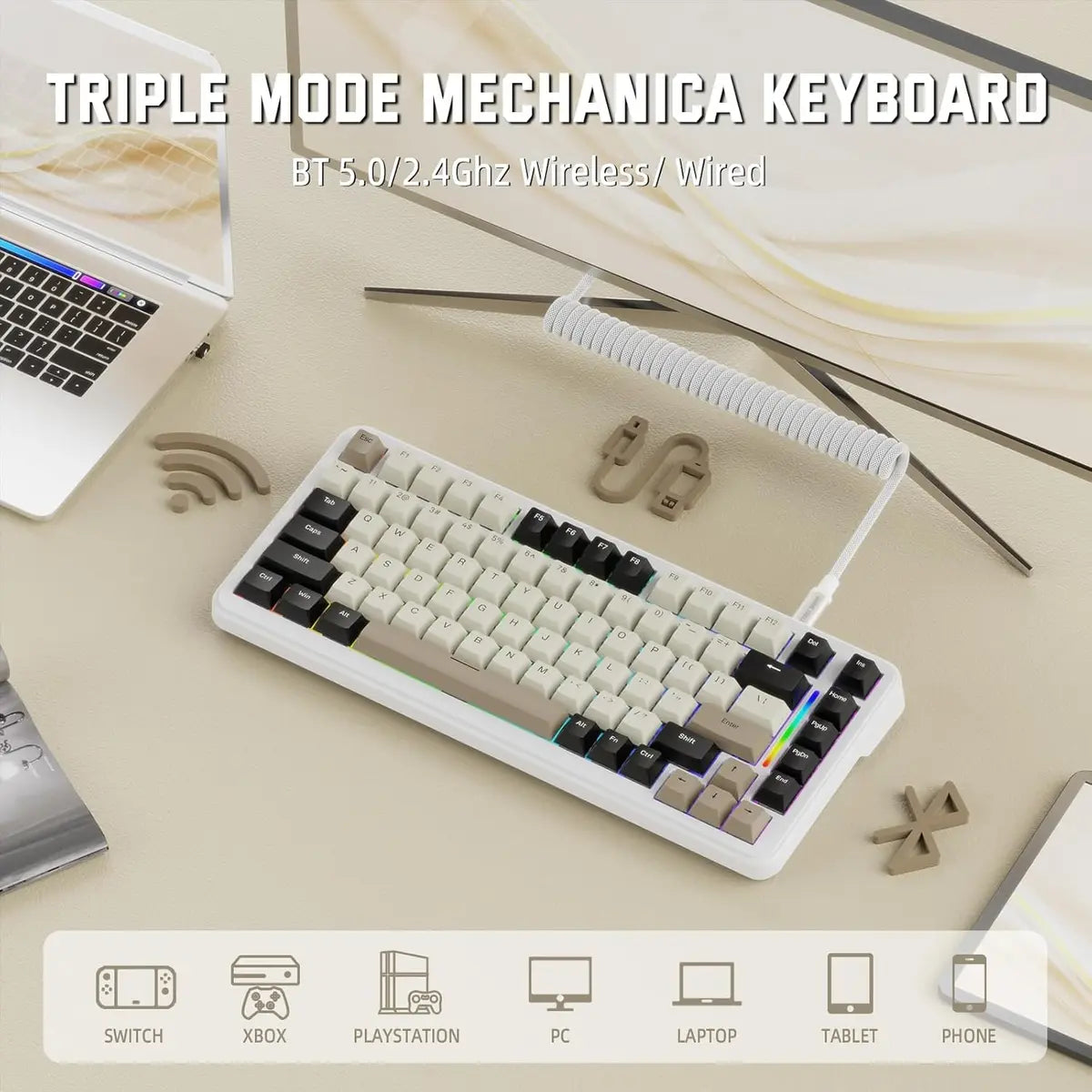 Attack Shark M86 Wireless Mechanical Gaming Keyboard