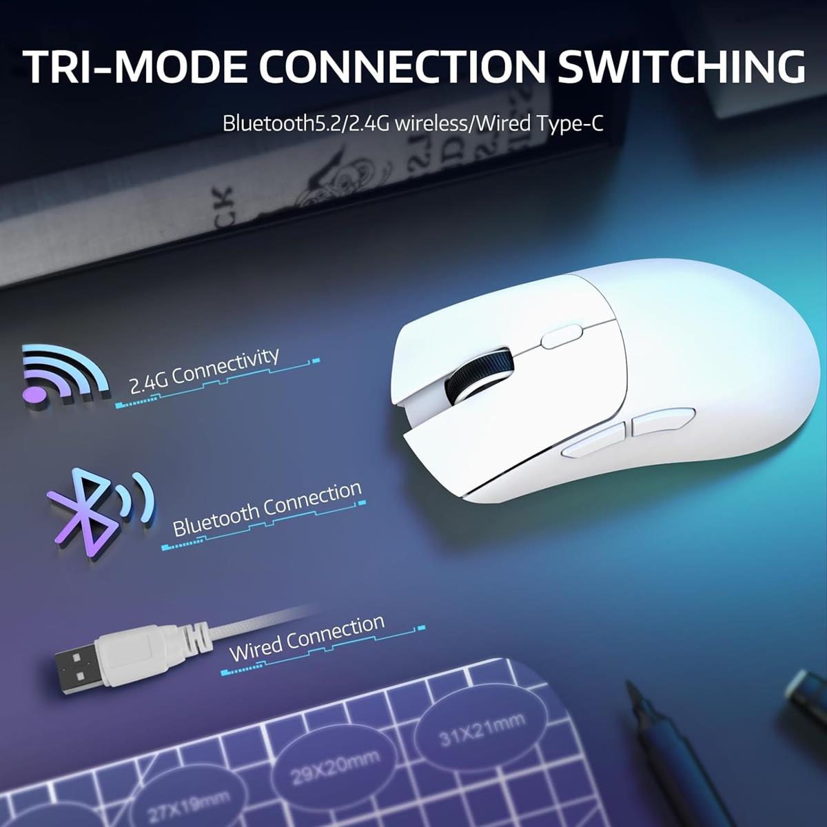 Attack Shark R1 Wireless Gaming Mouse