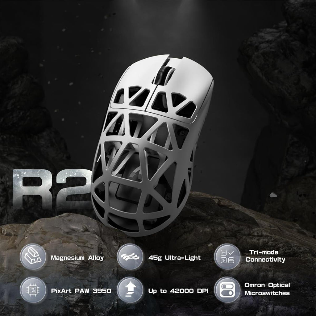 Attack Shark R2 Alloy Wireless Gaming Mouse