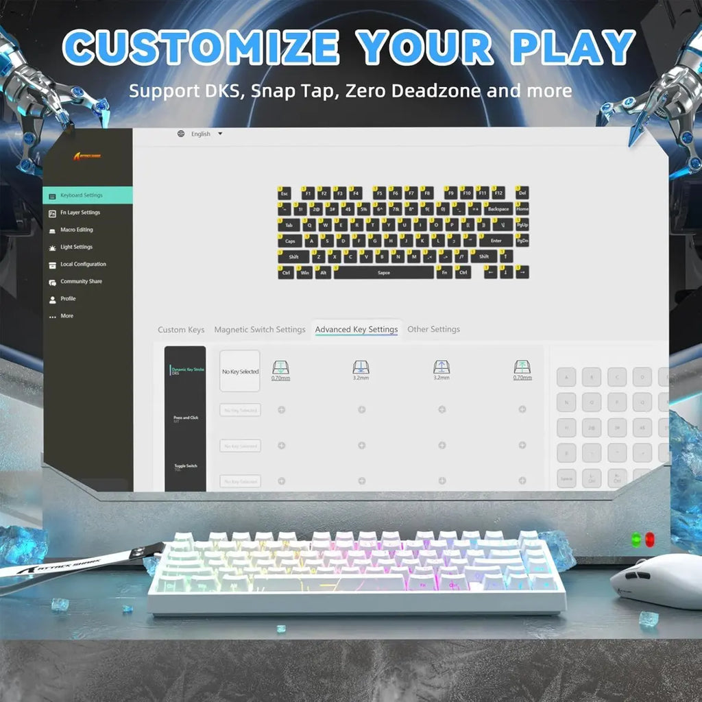 Attack Shark Attack Shark R82 HE  Gaming Keyboard