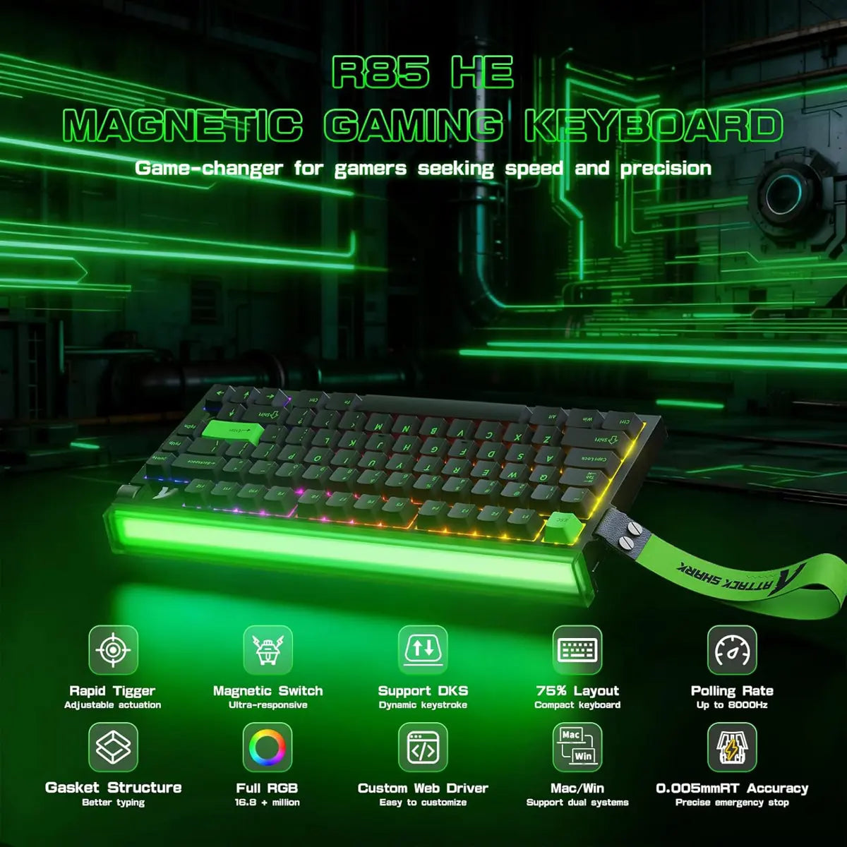 Attack Shark R85 HE  Keyboard