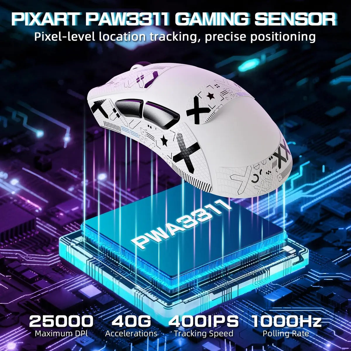 Attack Shark V3 Pro Wireless Gaming Mouse