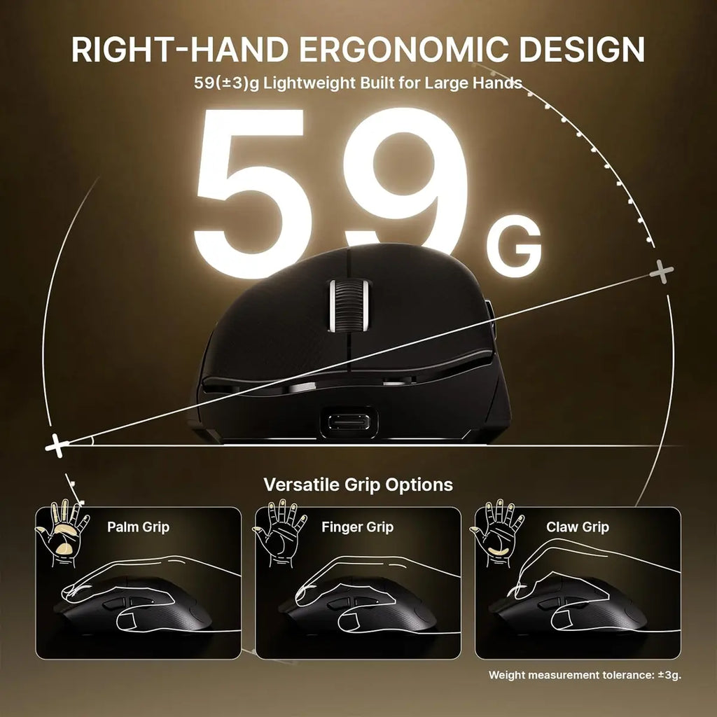 Attack Shark V8 Wireless Gaming Mouse