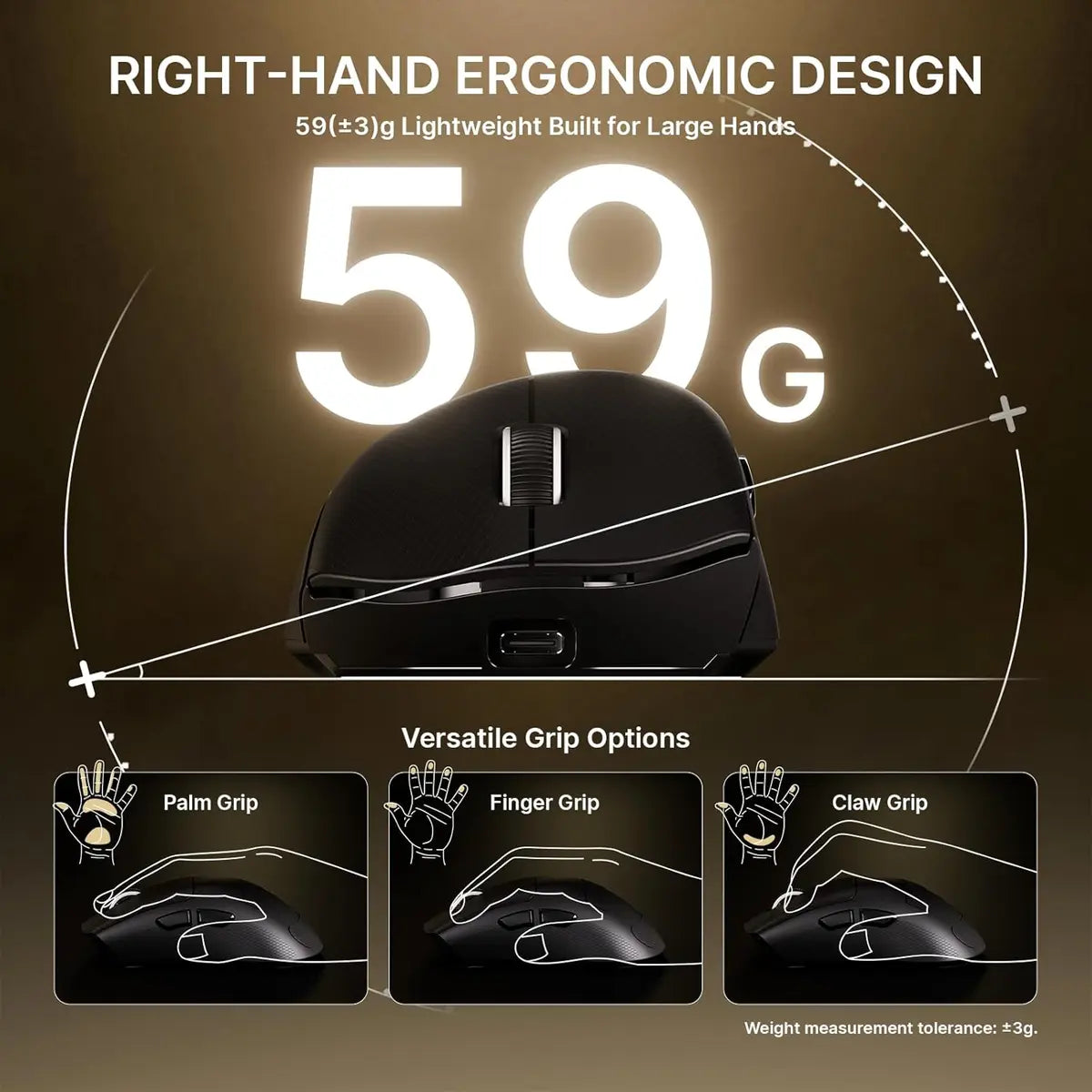 Attack Shark V8 Wireless Gaming Mouse
