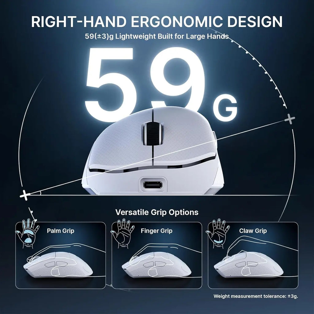 Attack Shark V8 Wireless Gaming Mouse
