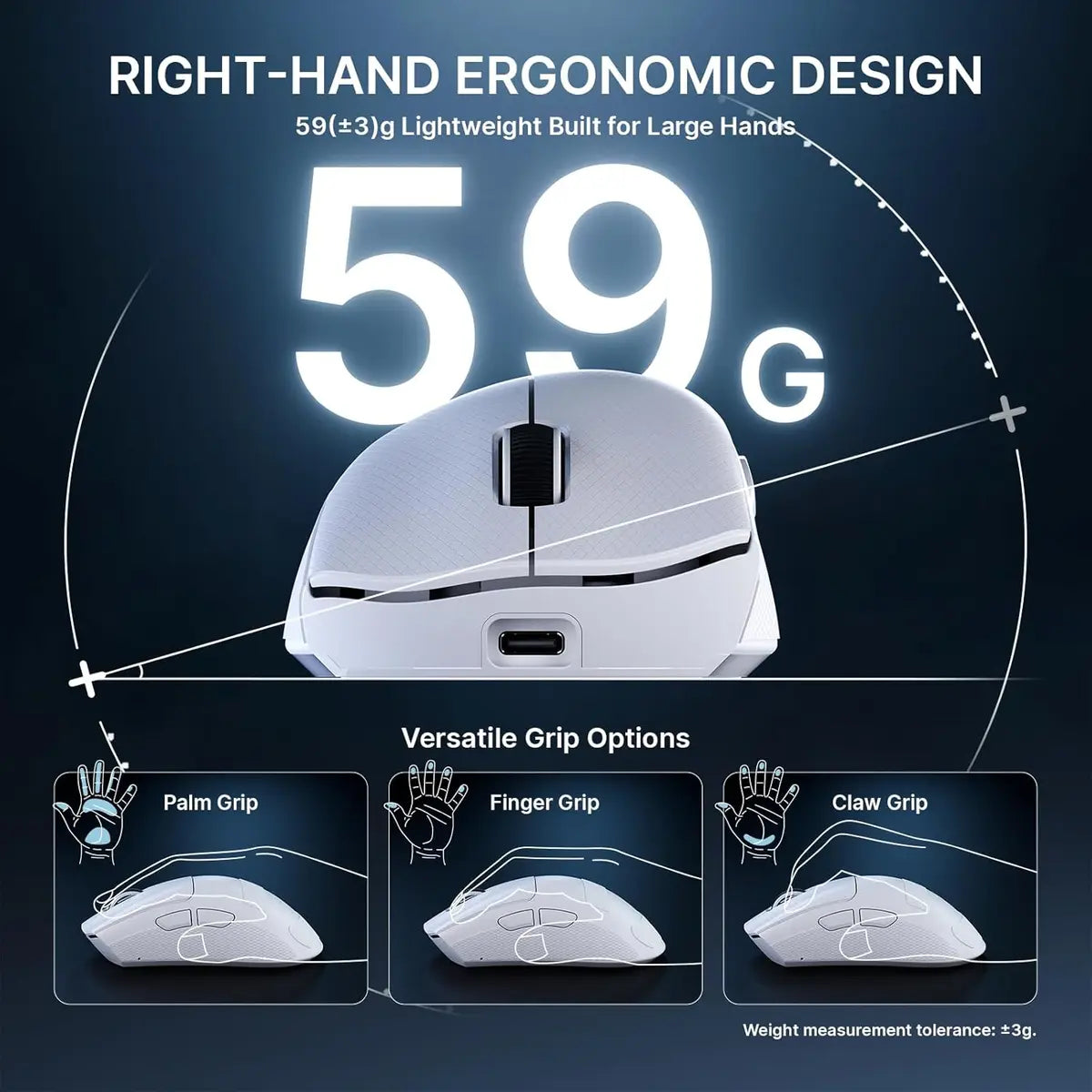 Attack Shark V8 Wireless Gaming Mouse
