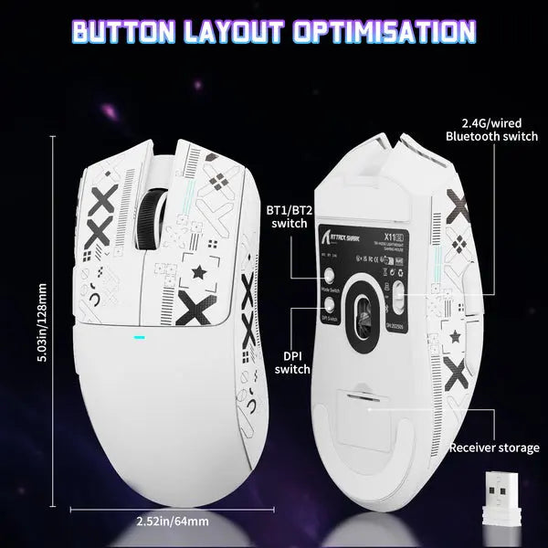 Attack Shark X11 SE Wireless Gaming Mouse