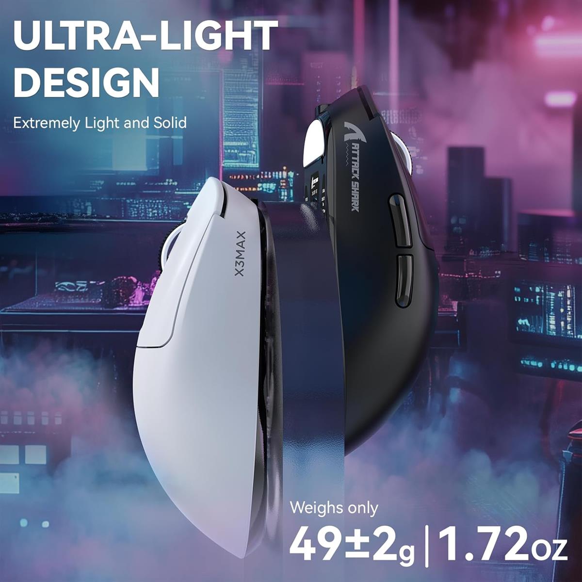 Attack Shark X3 Max Wireless Gaming Mouse