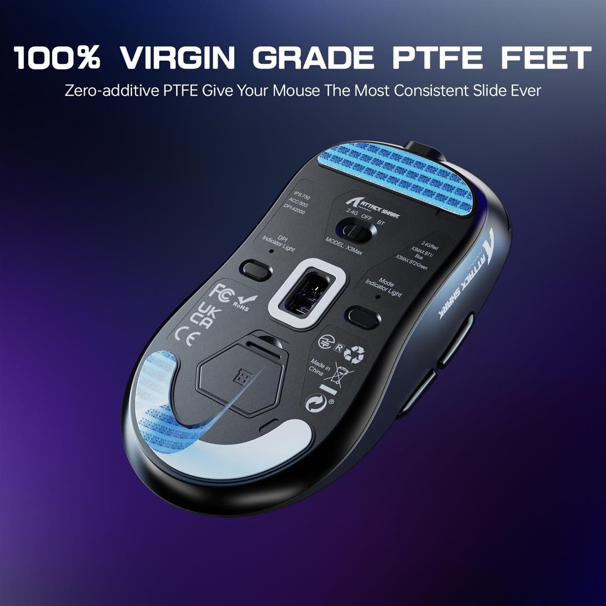 Attack Shark X3 Max Wireless Gaming Mouse