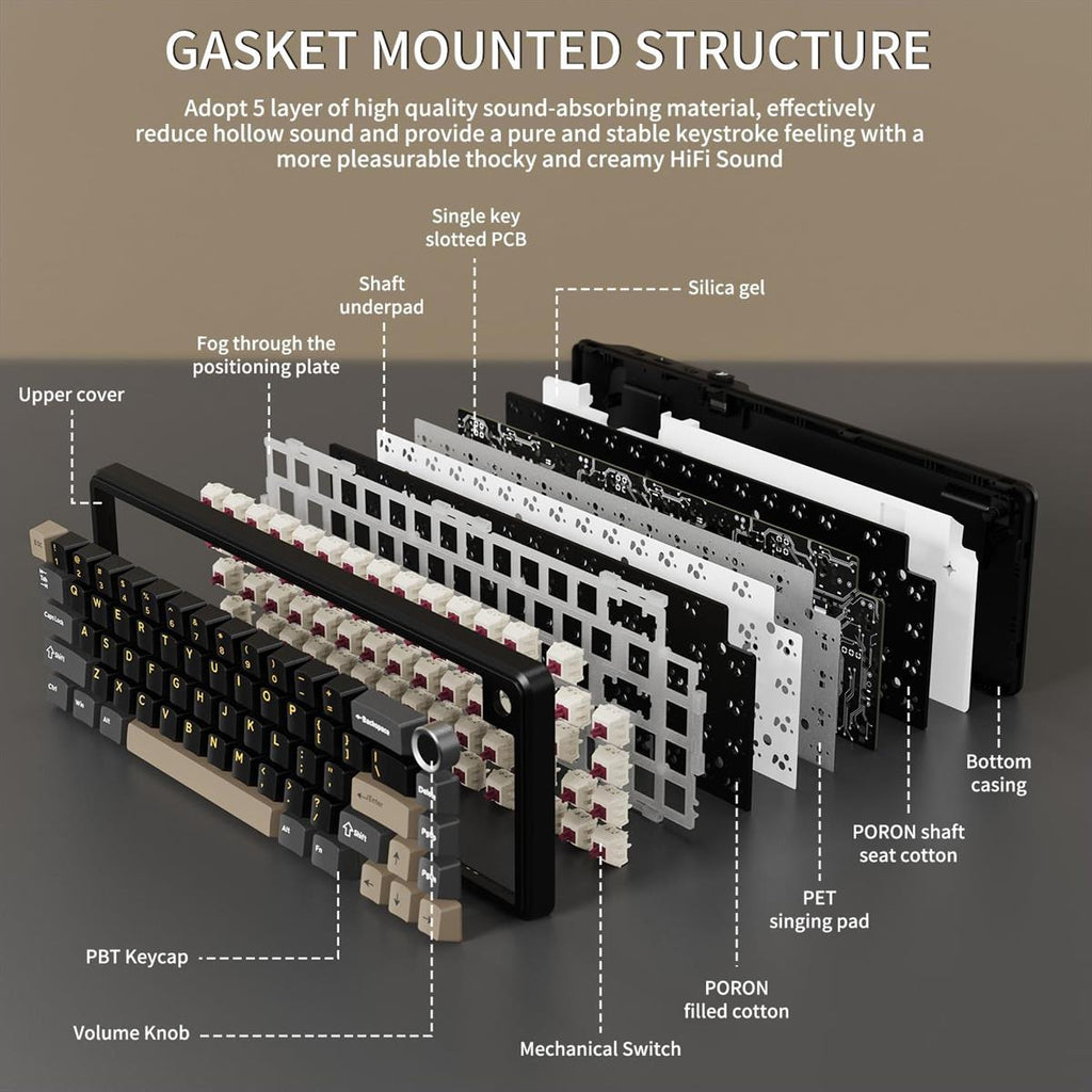Attack Shark X66 Wireless Mechanical Gaming Keyboard