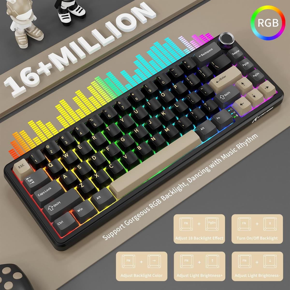 Attack Shark X66 Wireless Mechanical Gaming Keyboard