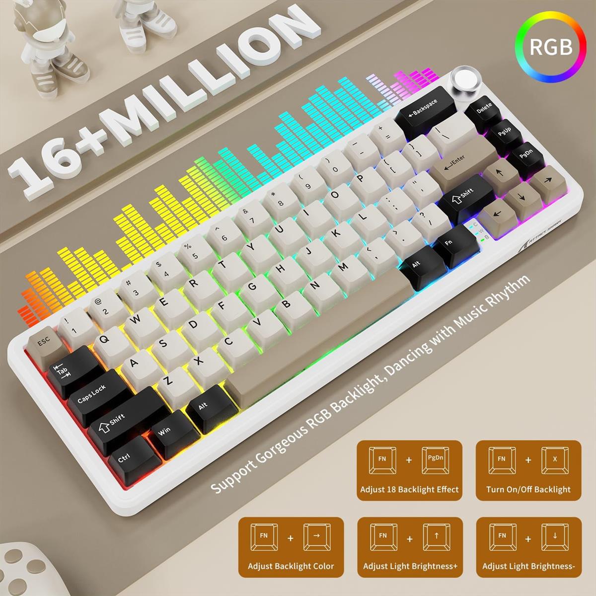 Attack Shark X66 Wireless Mechanical Gaming Keyboard
