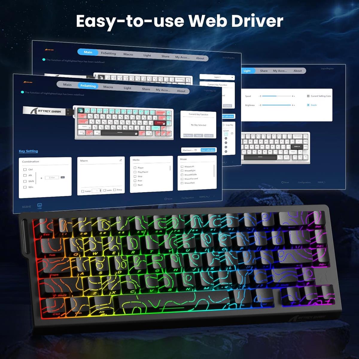 Attack Shark X820 Ultra Keyboard