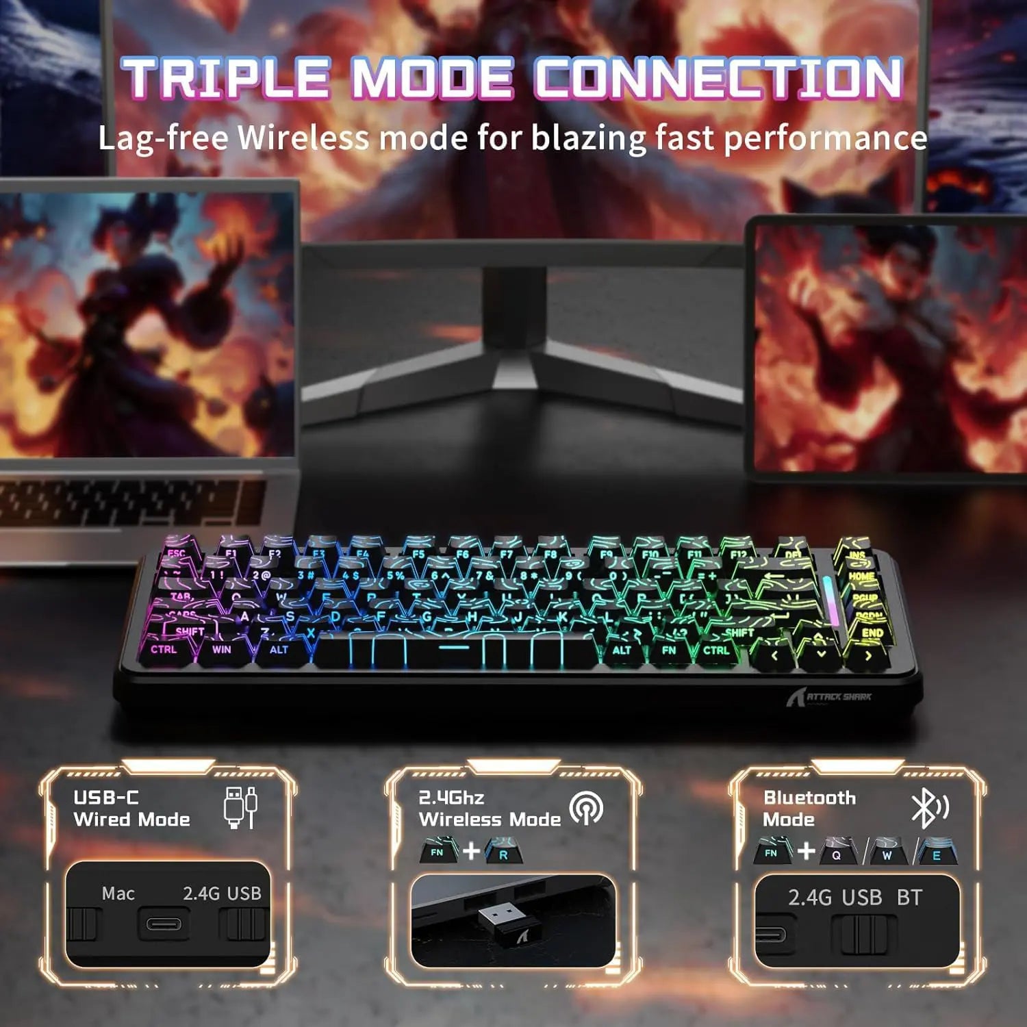 Attack Shark X82 Pro HE Keyboard