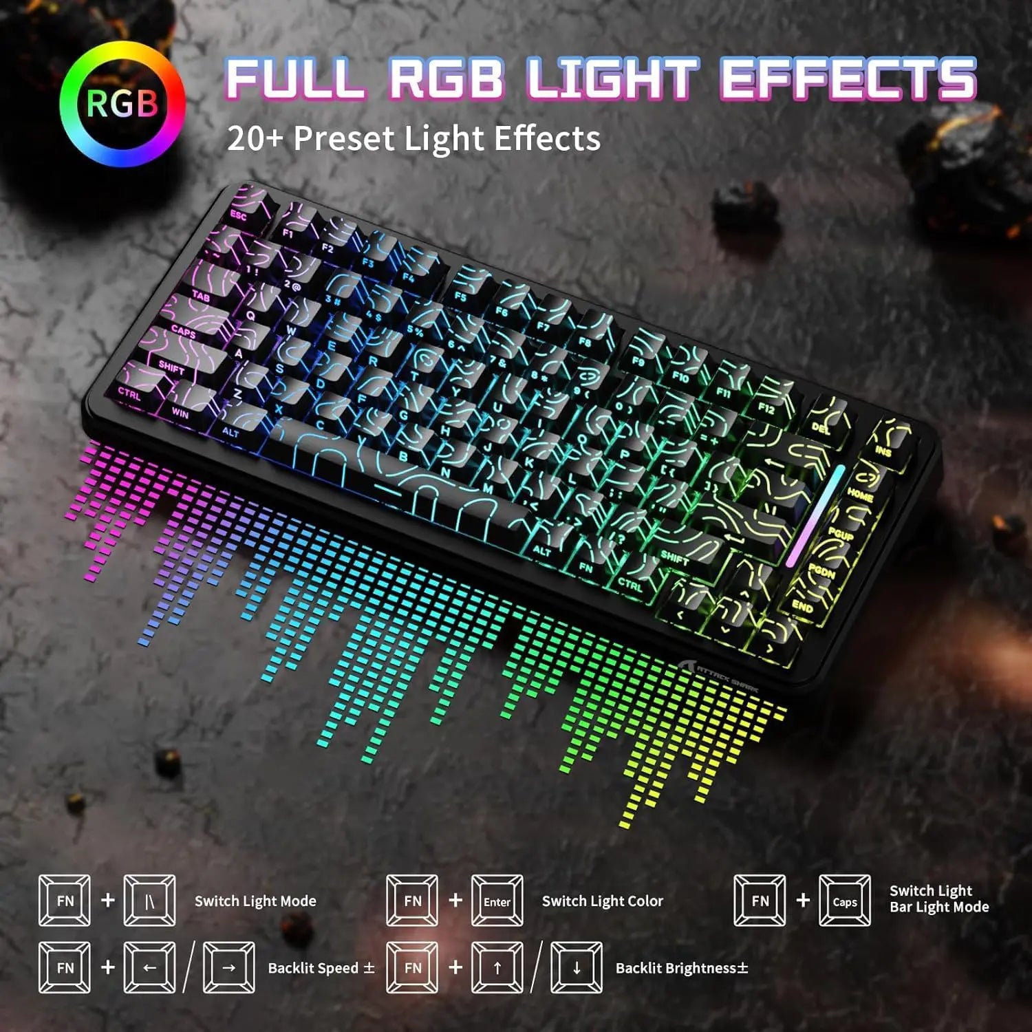 Attack Shark X82 Pro HE Keyboard