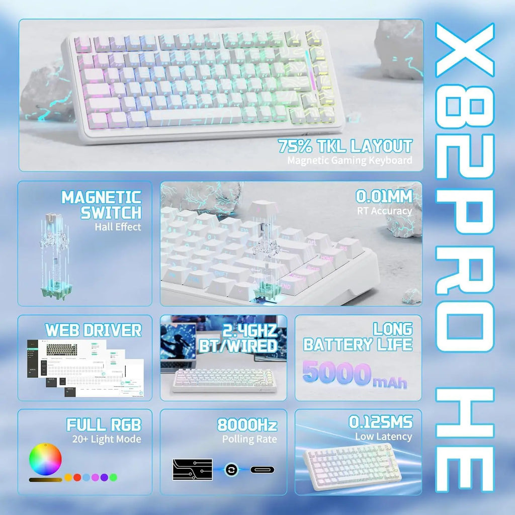 Attack Shark X82 Pro HE Keyboard