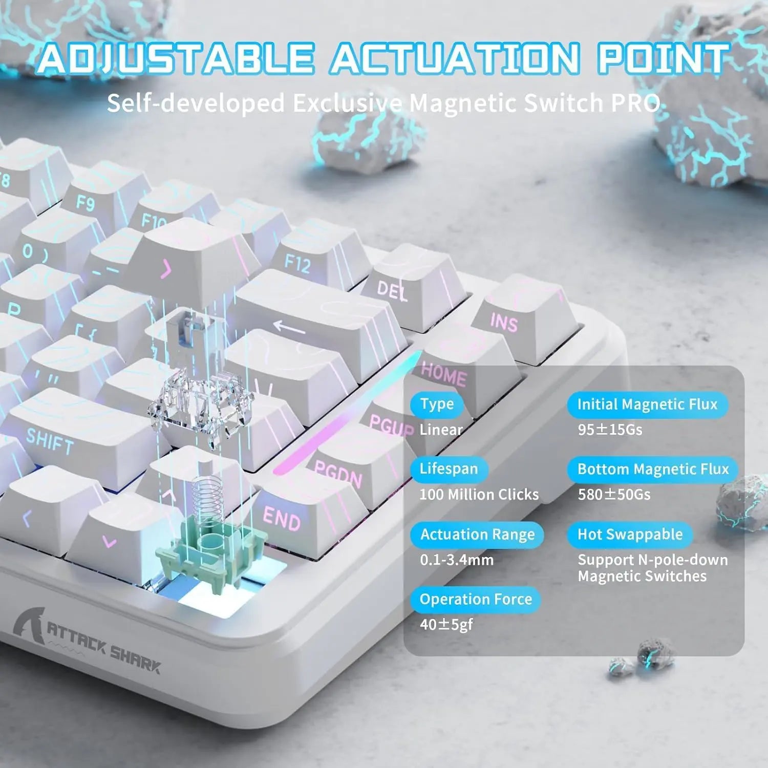 Attack Shark X82 Pro HE Keyboard