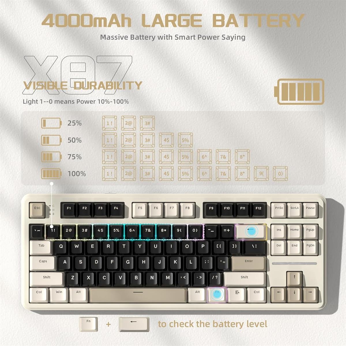 Attack Shark X87 Keyboard