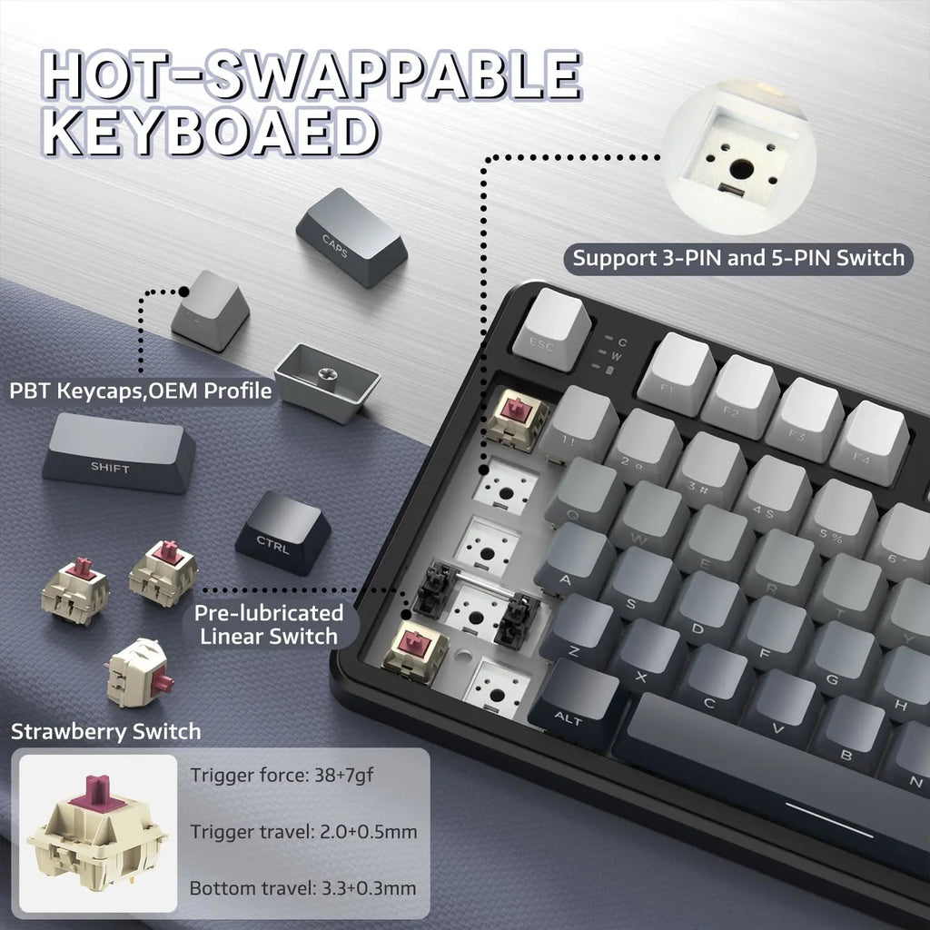 Attack Shark X87 Keyboard