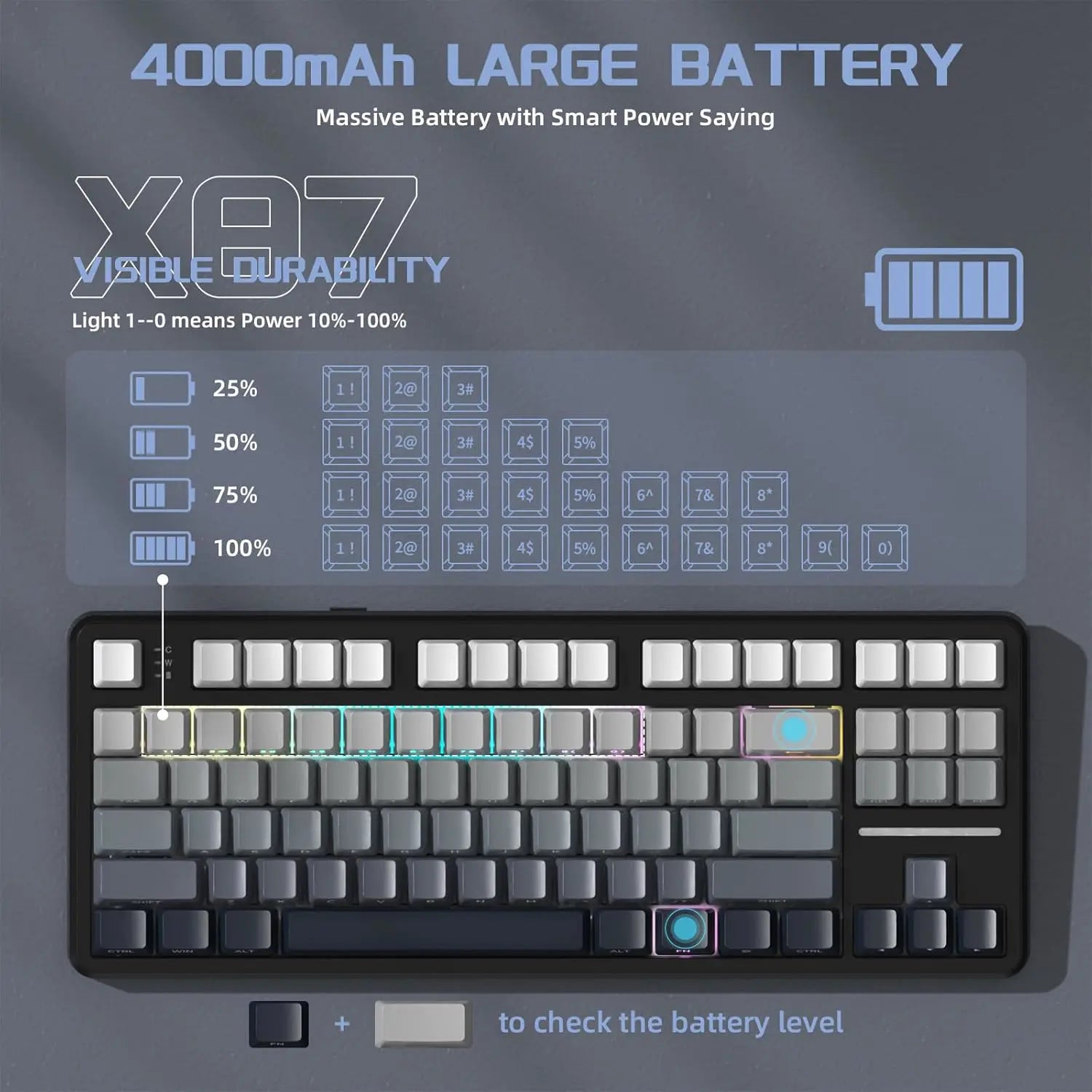 Attack Shark X87 Keyboard
