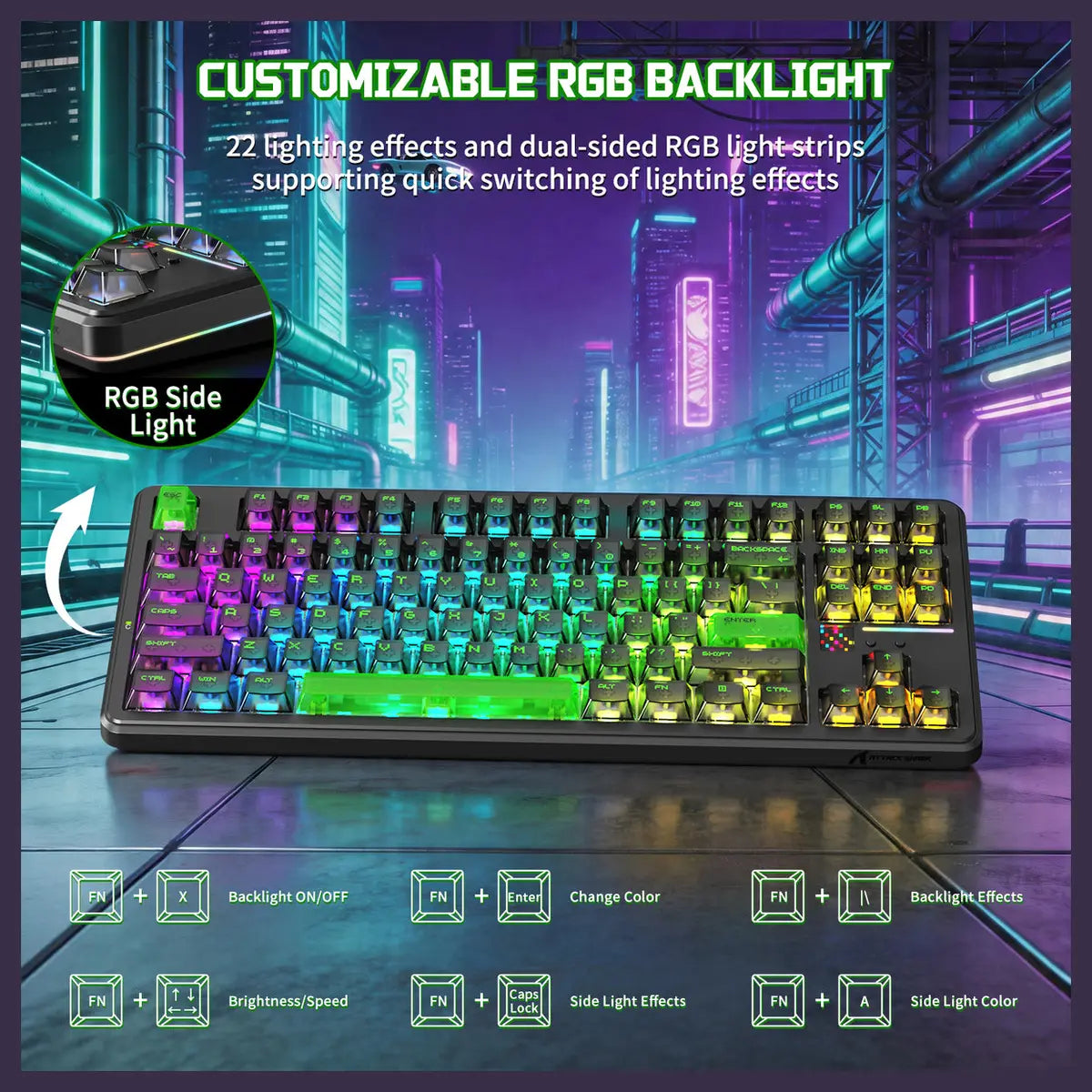 Attack Shark X87 Ultra Keyboard