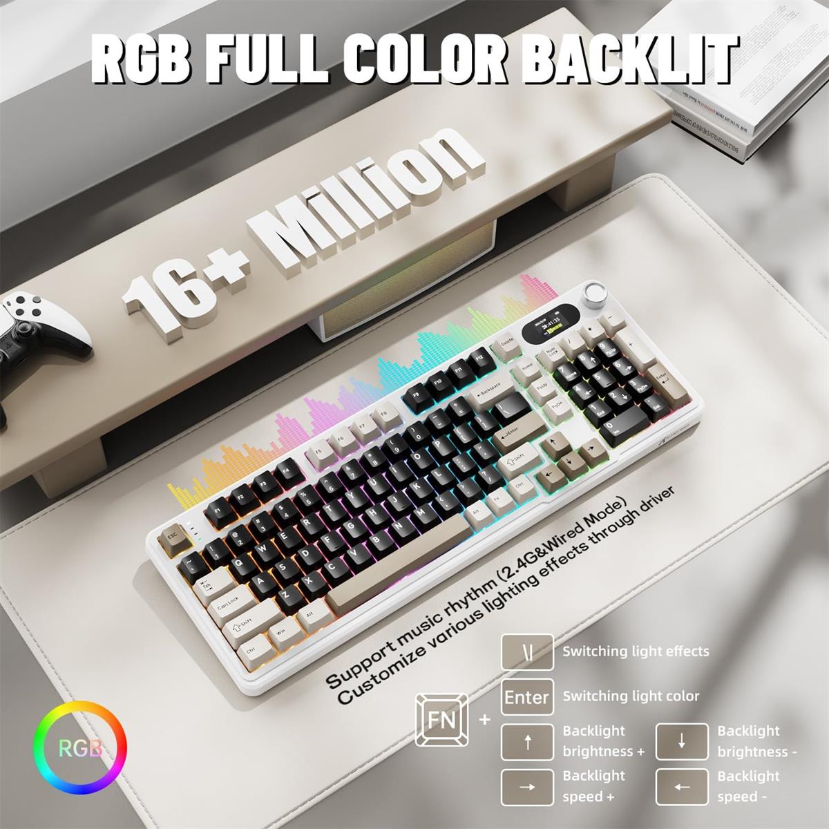 Attack Shark X98 Pro Wireless Mechanical Gaming Keyboard