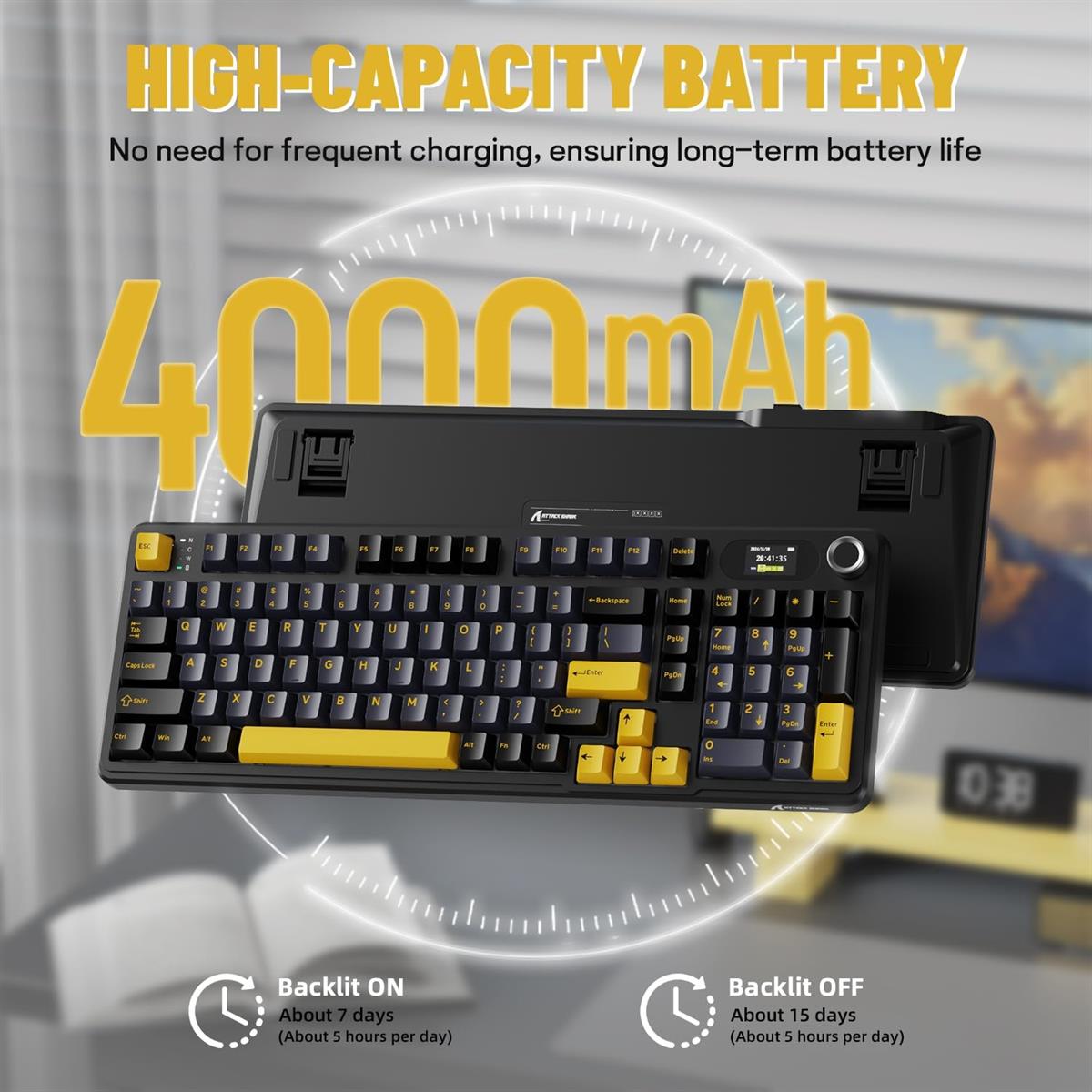 Attack Shark X98 Pro Wireless Mechanical Gaming Keyboard