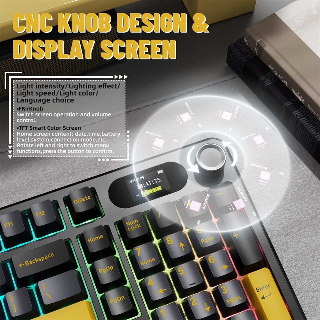 Attack Shark X98 Pro Wireless Mechanical Gaming Keyboard