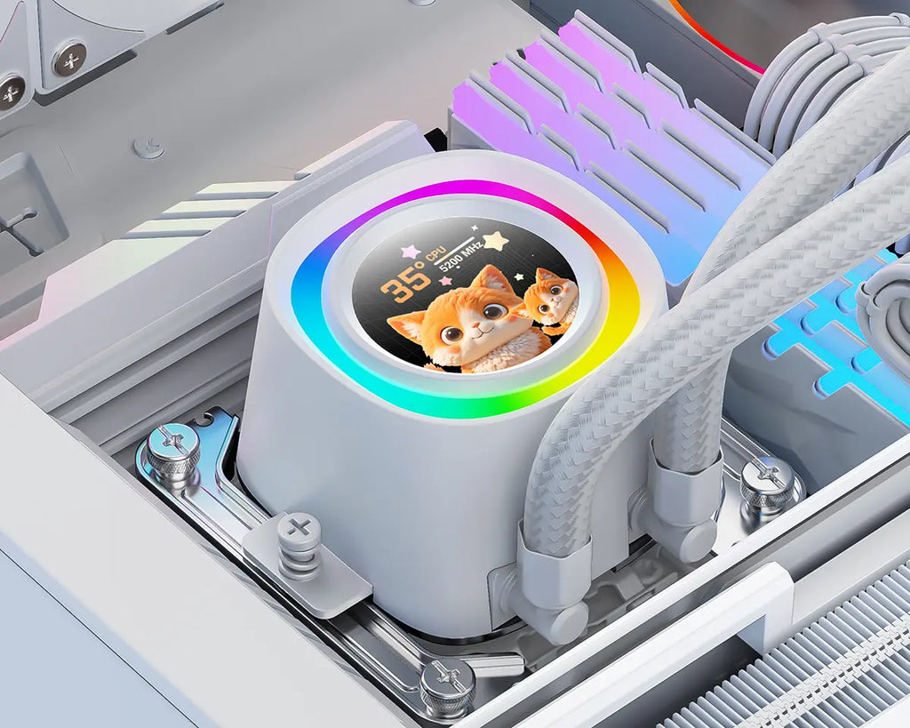 ID-COOLING FX240 LCD Liquid CPU Cooler (240mm)