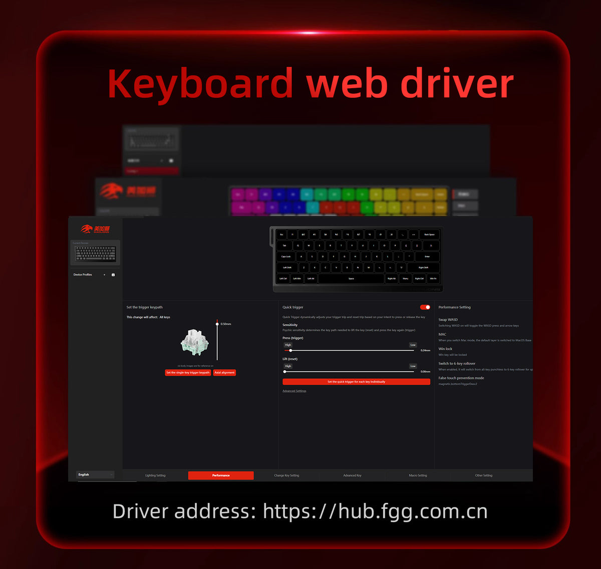 ATK MAD68 HE Theme Magnetic Gaming Keyboard